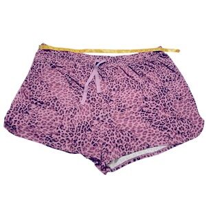 Sleep by Cacique 30/32 Purple Cheetah Print Sleep Shorts